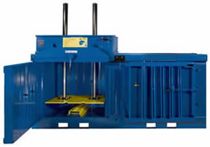 Ballenpresse Compact 200 Doppelkammer open