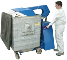 Grossraumbehälterpresse