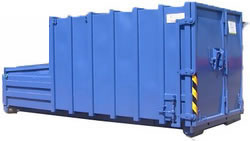 Abrollpresse mit normalem Einwurf